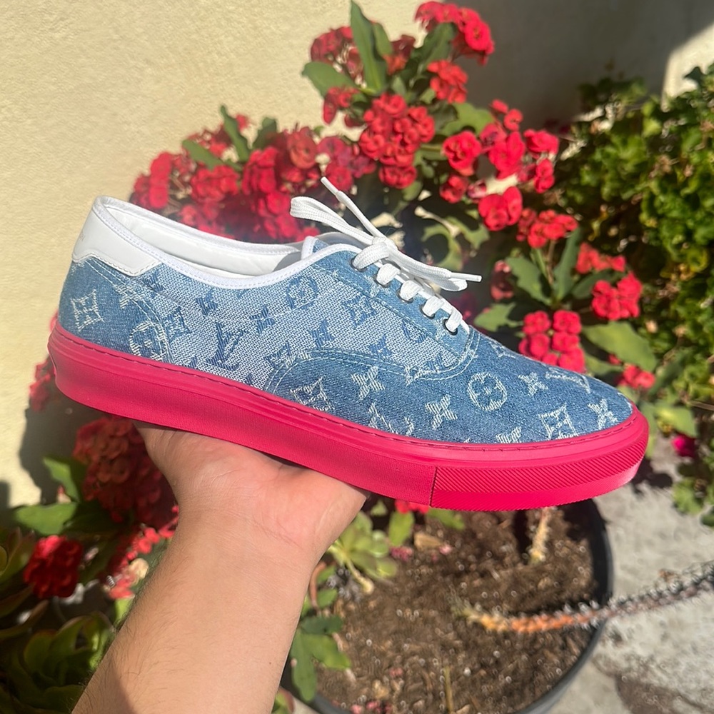 Louis Vuitton Trocadero Denim Red